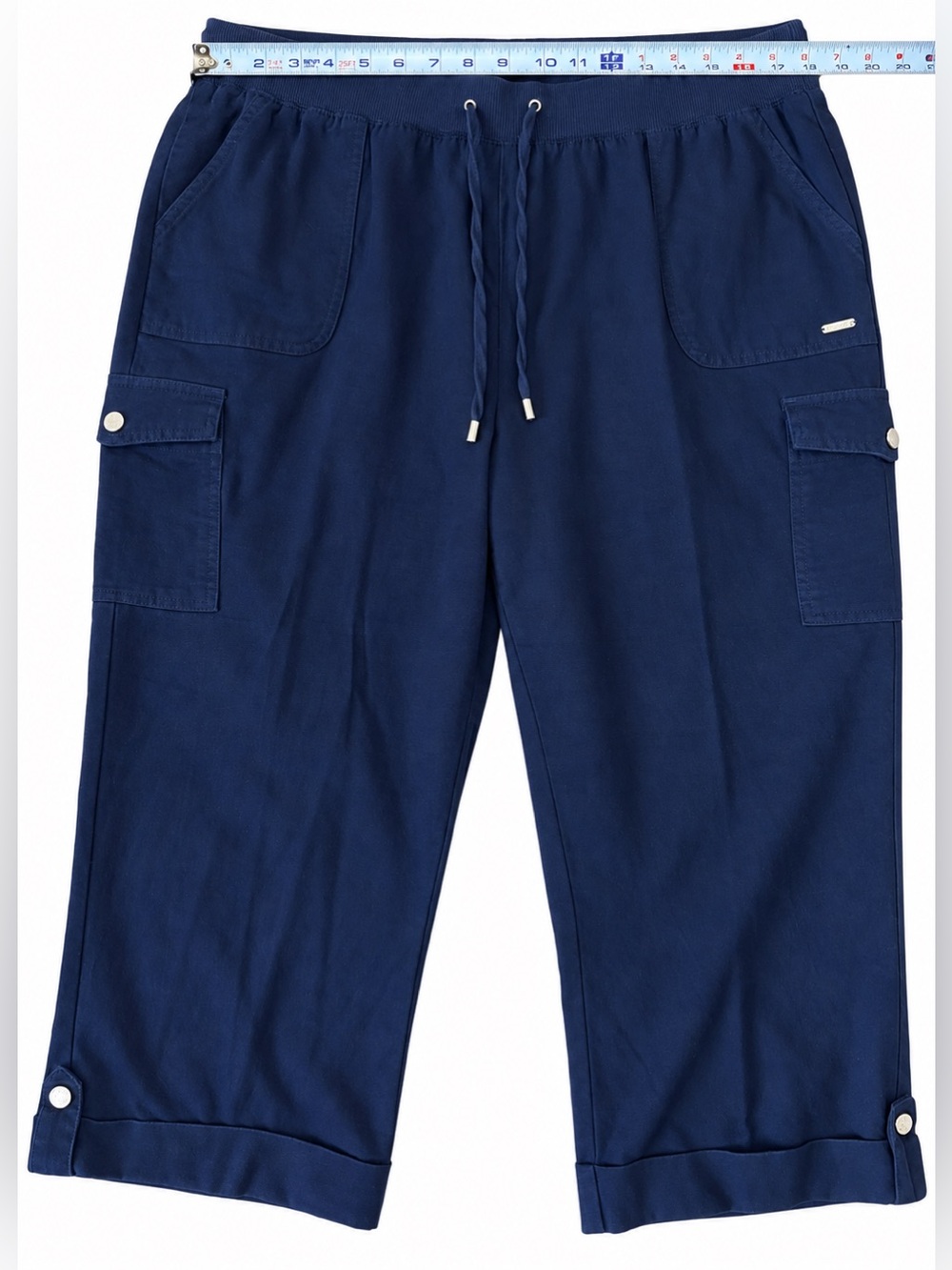 Calvin Klein Women’s Navy Capris XL - Picture 2 of 11